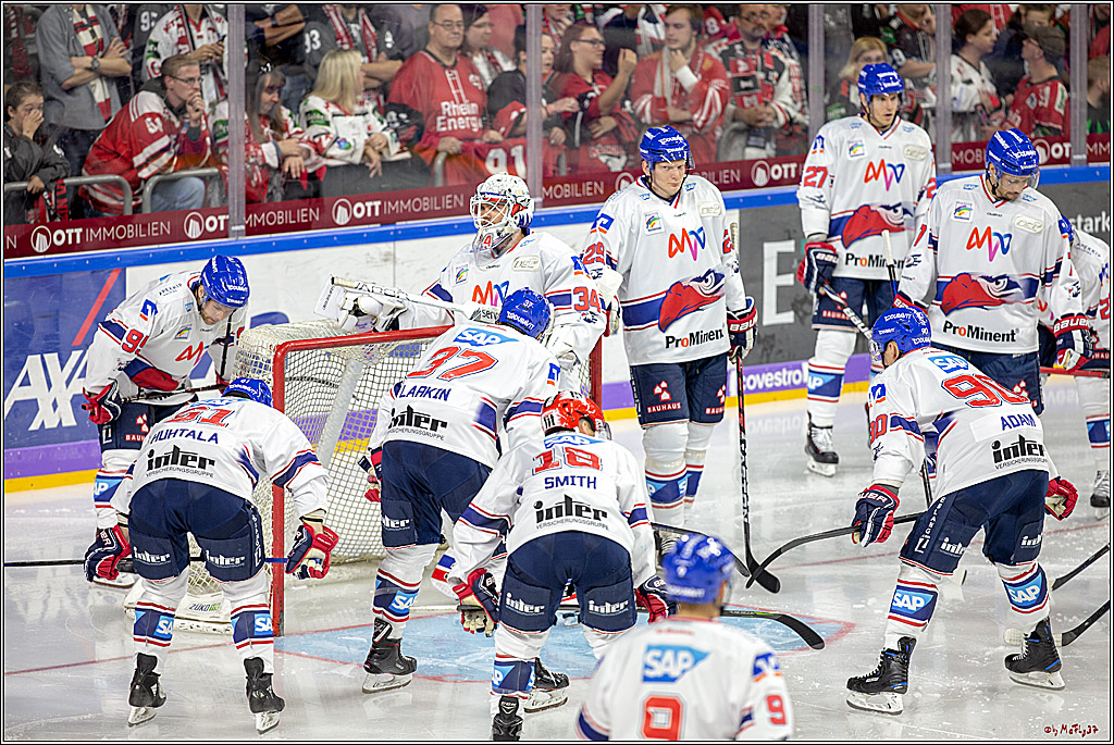 DEL; Koelner Haie - Adler Mannheim, 14.10.2018
